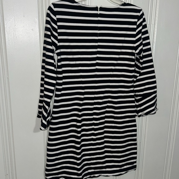 J. crew Black and White Striped Dress Size Small - Picture 5 of 6